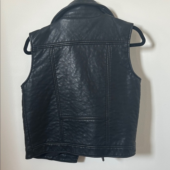Vero Moda Black Faux Leather Jacket - Picture 3 of 4